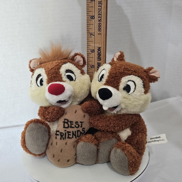 Disney Chip & Dale 🐿 Original Authentic Plush Best Friends Chipmunks 🐿 - Picture 8 of 9